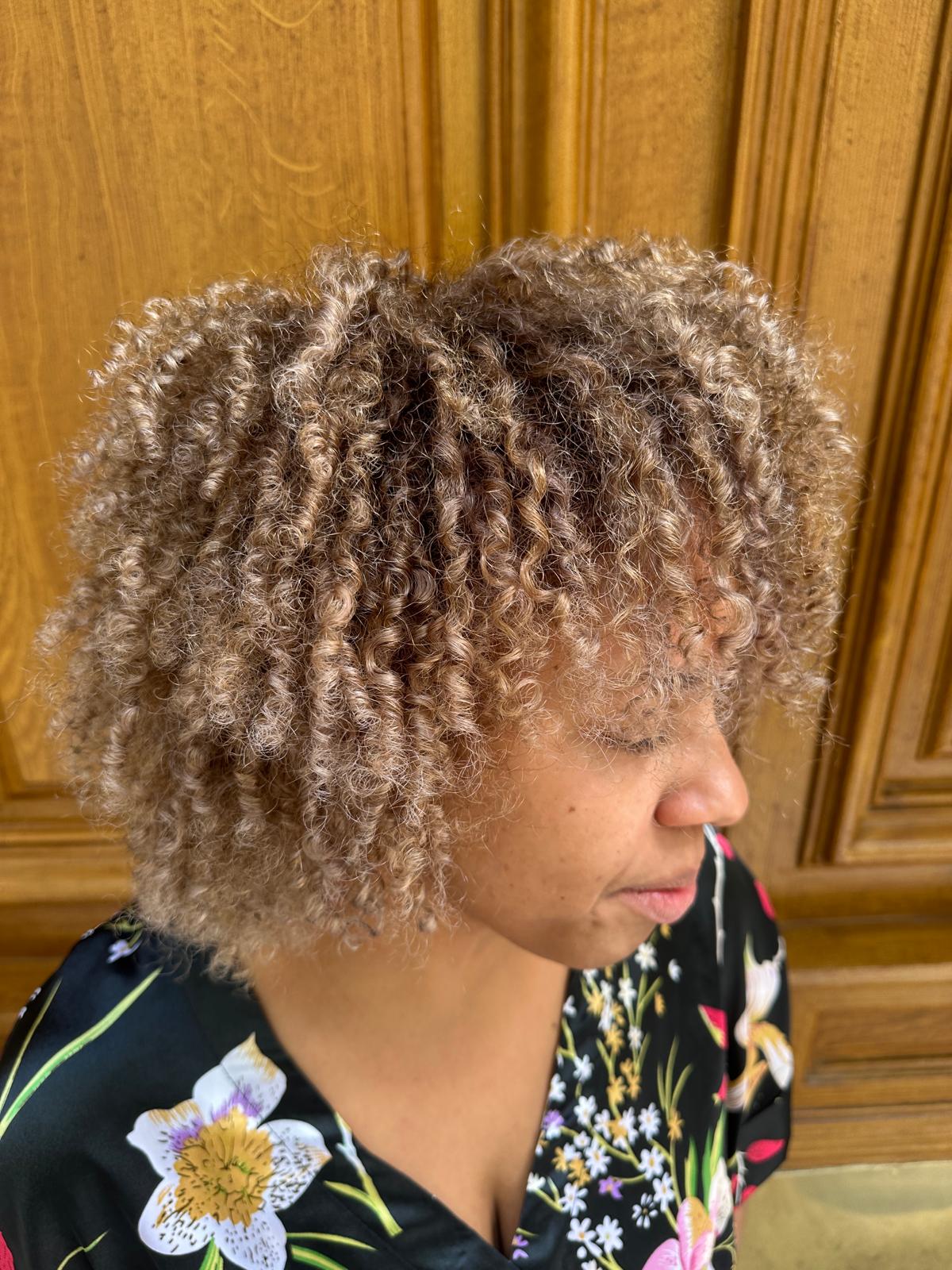 Résultat Twist and Define sur cheveux naturels
