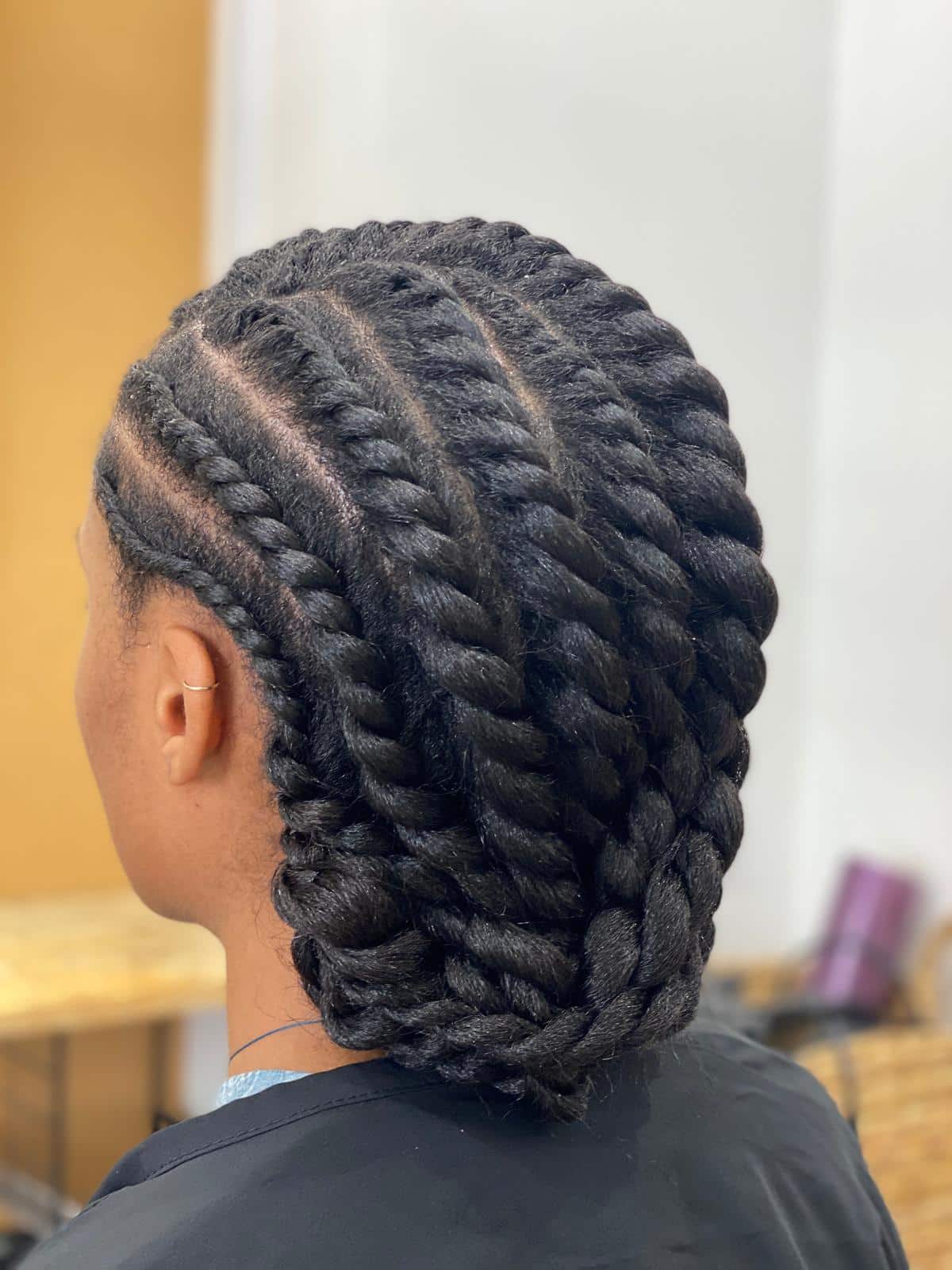 Wash and Go sur cheveux naturels — boucles définies