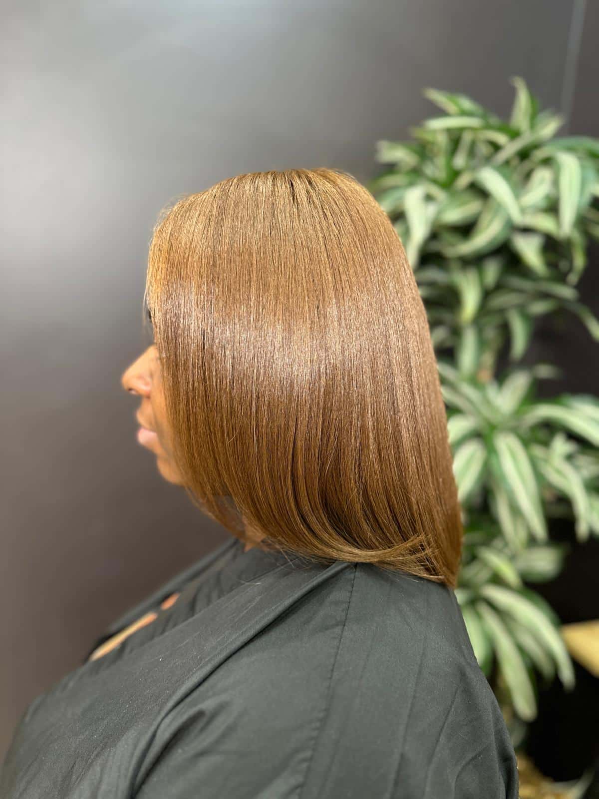 Durée d'un Silk Press — cheveux lisses sur cheveux naturels