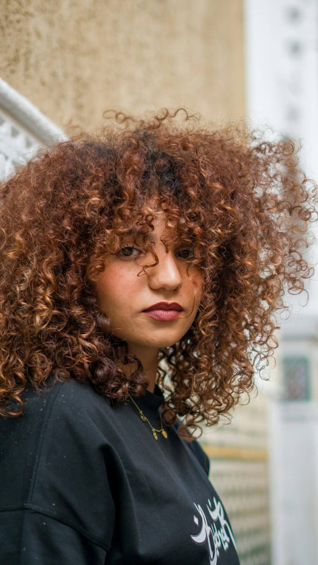 coupe cheveux bouclés à sec